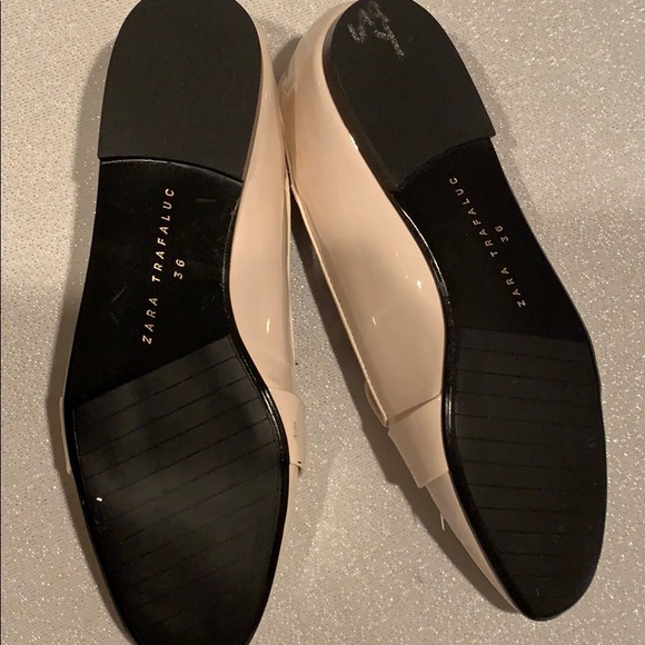 Zara Shoes Zara Cream Colored Loafers Poshmark